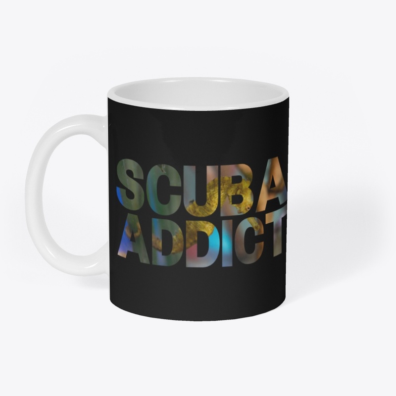 Scuba addict sea horse