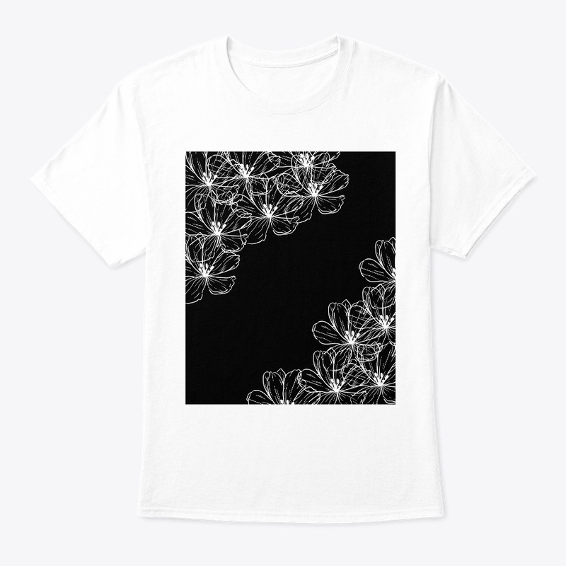 flower pattern t-shirt