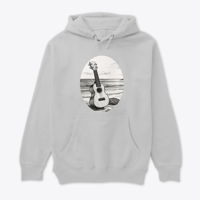 Ukulele on the beach