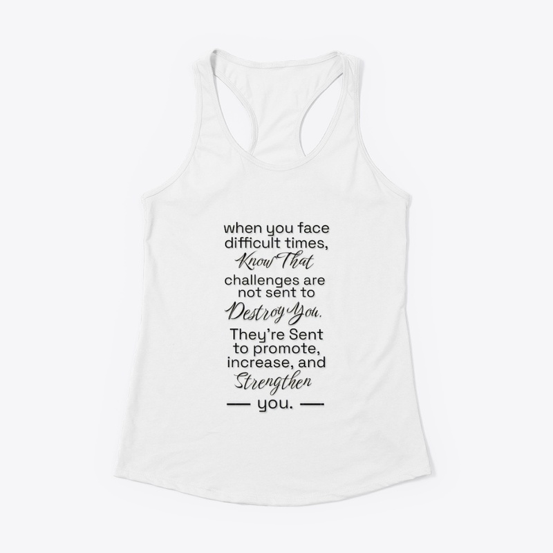 Motivational quote t-shirt and hoodie.