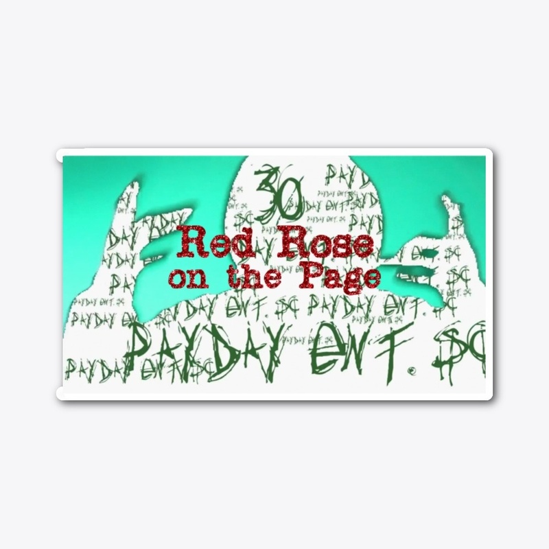 30 Red Rose on the Page  Apparel