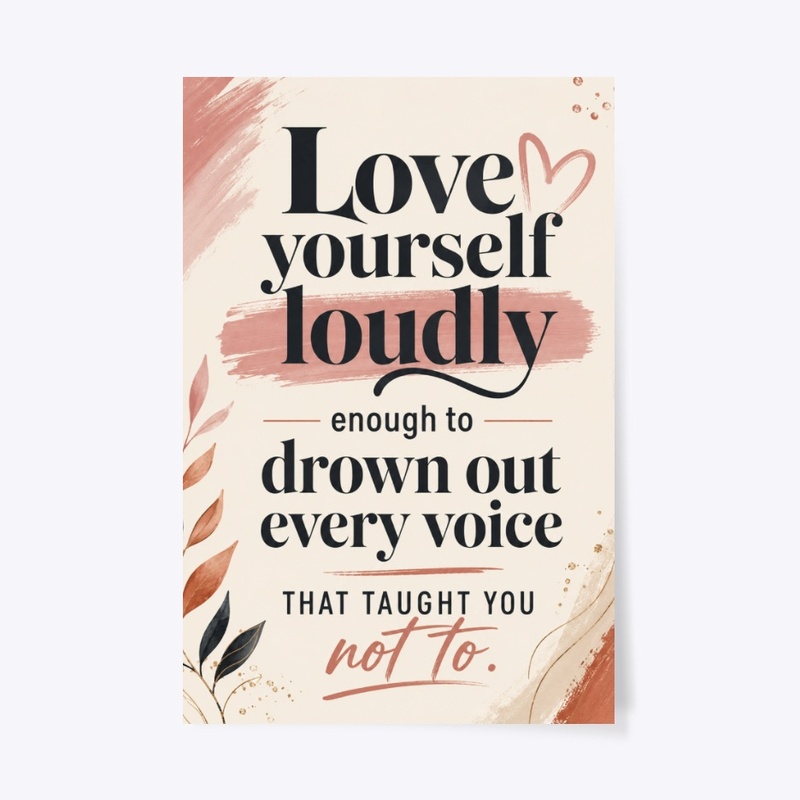 Love Yourself Loudly Print