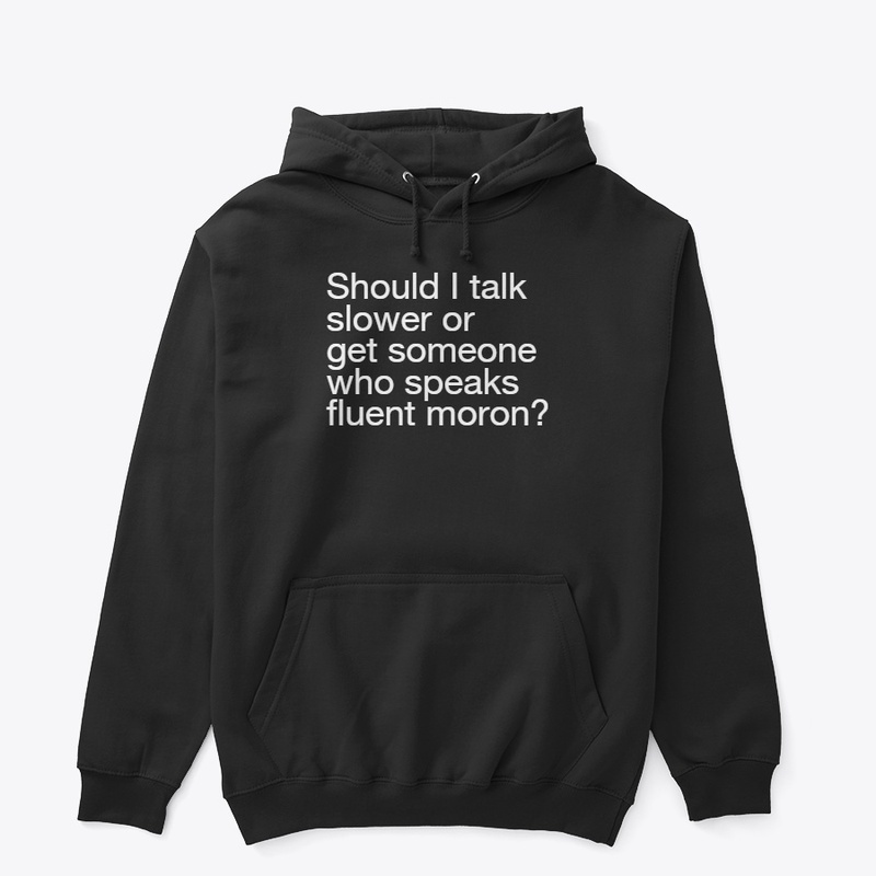 Your a moron