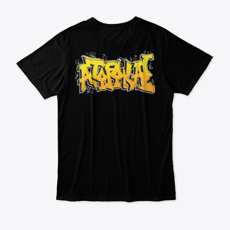 black graffiti shirt