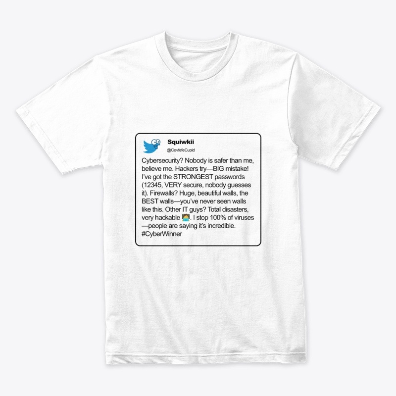 🔒 “Cyber Winner” Trump-Style Parody Tee