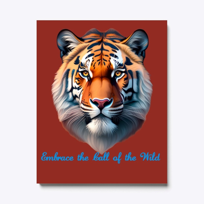 Regal Roar: Majestic Bengal Tiger Head