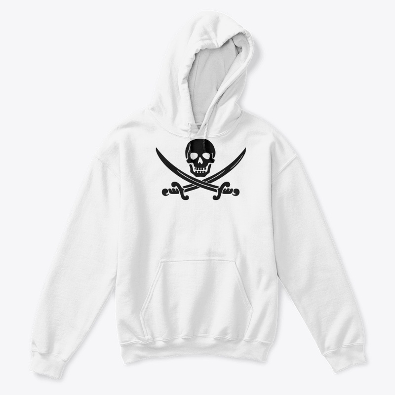 Skull pirate and sword design