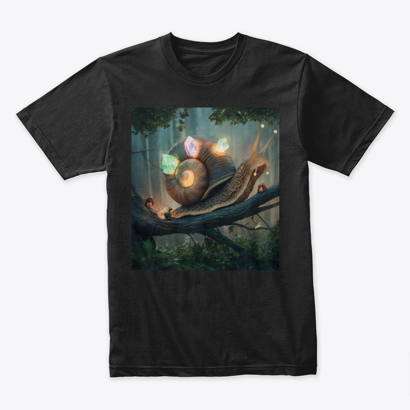 Night snail printed clothes and mug
