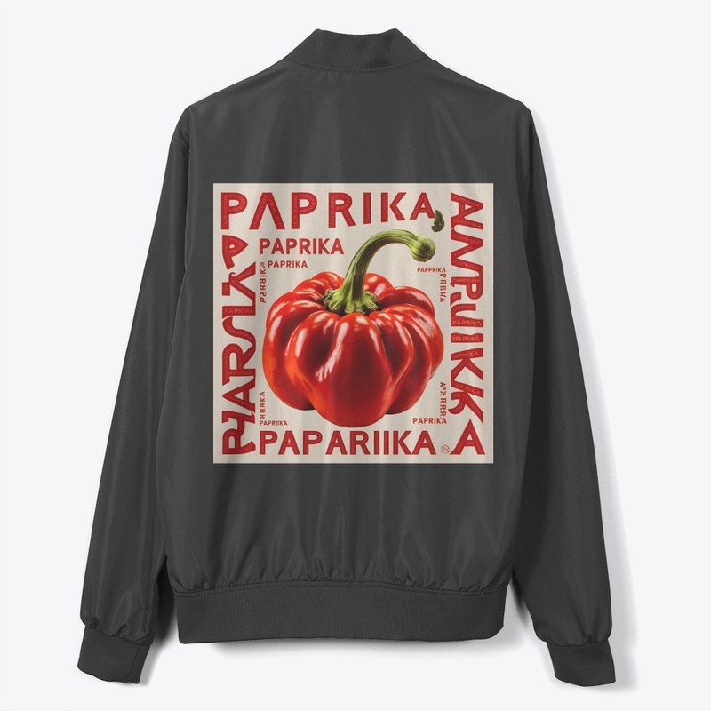 Paprika Typography| Bold Food Art Design