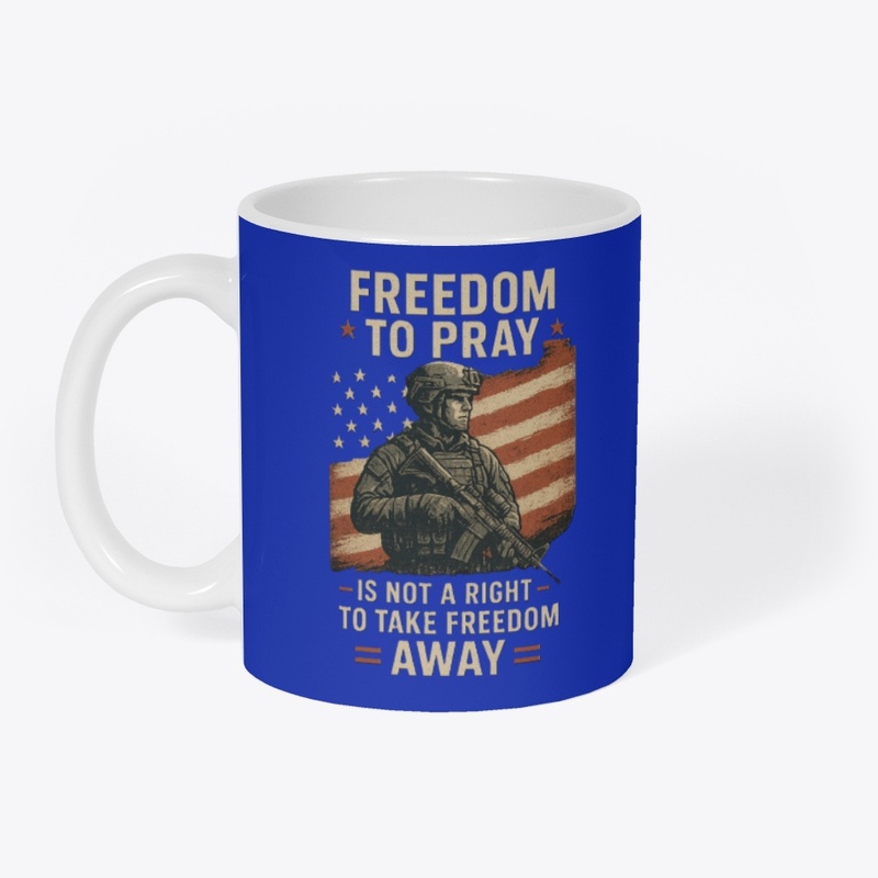 Freedom To Pray Patriotic Tee