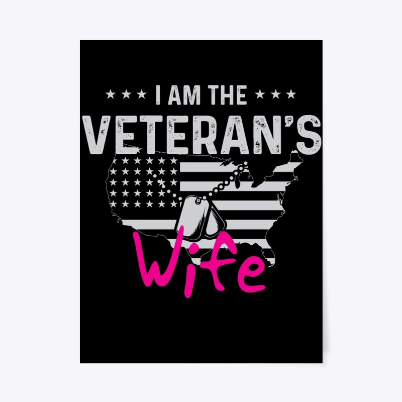 I'm the Veteran's Wife Cute Valentine 