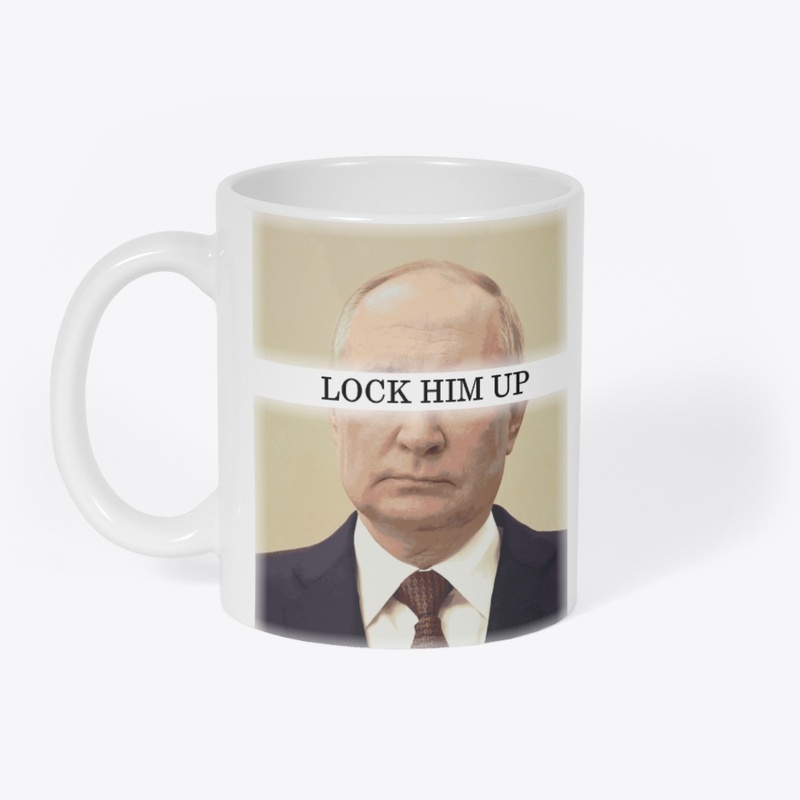 Lock him up -Vlad - white