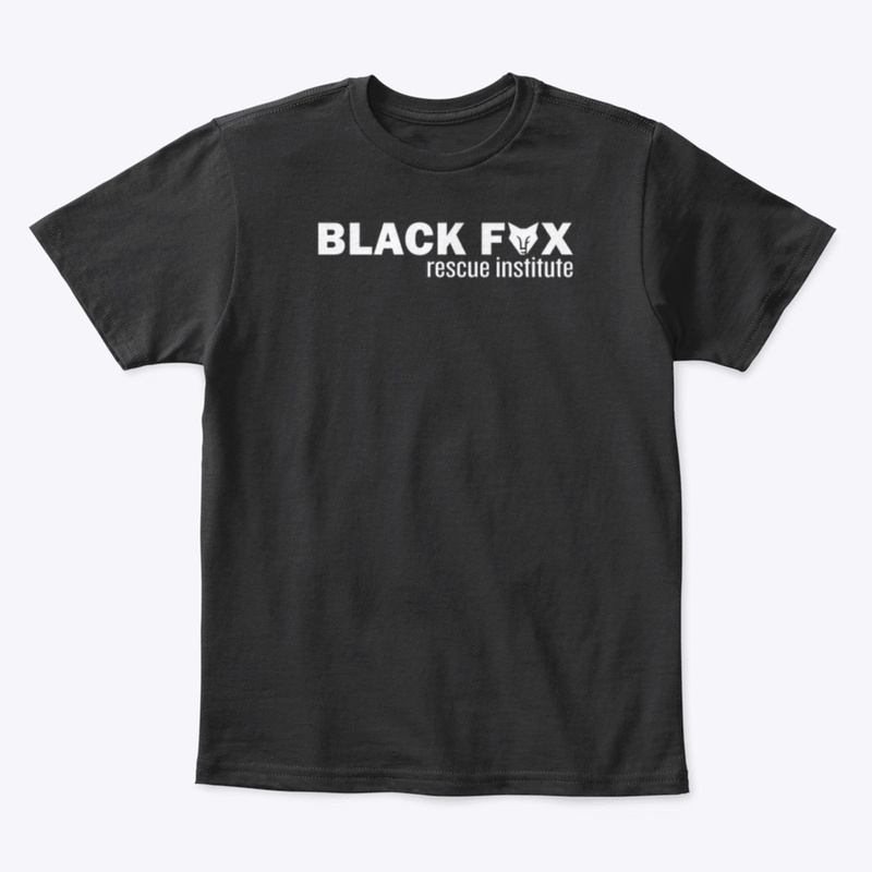 Black Fox Rescue Institute (White Logo)