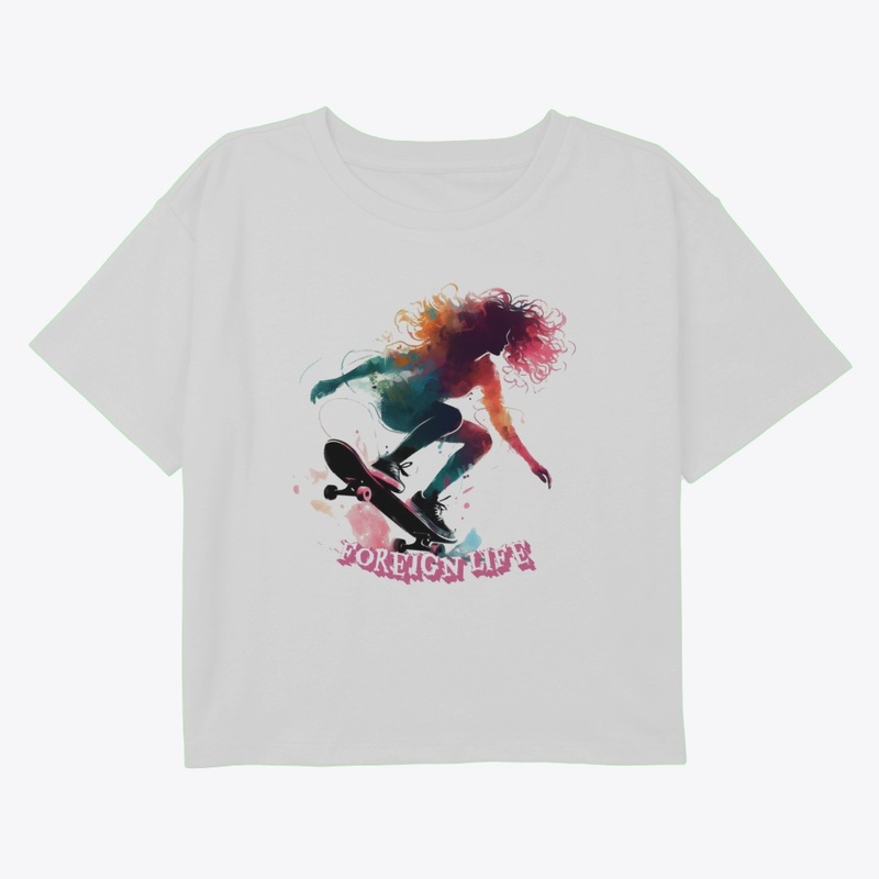 Foreign Life Skater Girl 1