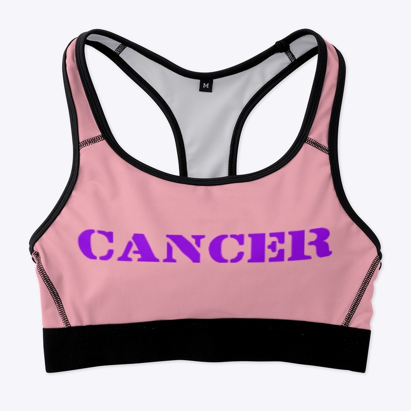 Cancer sports bra