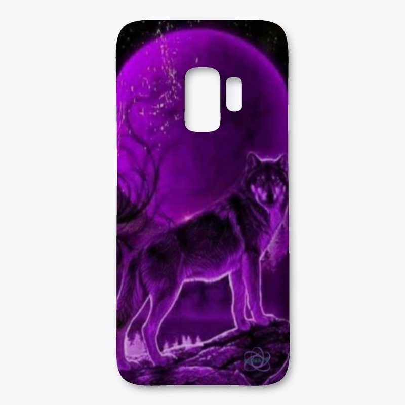 Purple Wolf Purple Moon