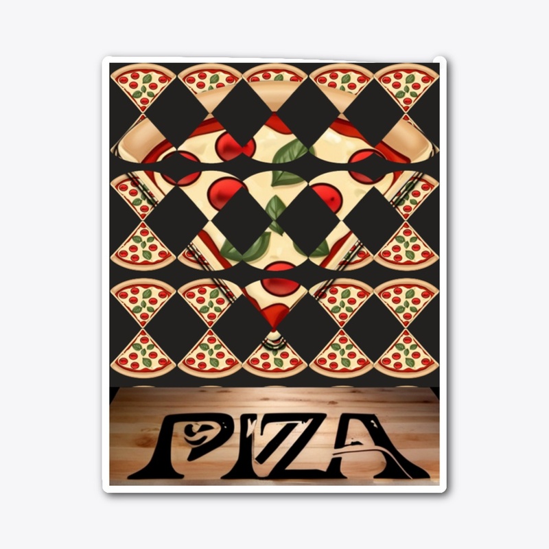 Pizza T-shirt design 