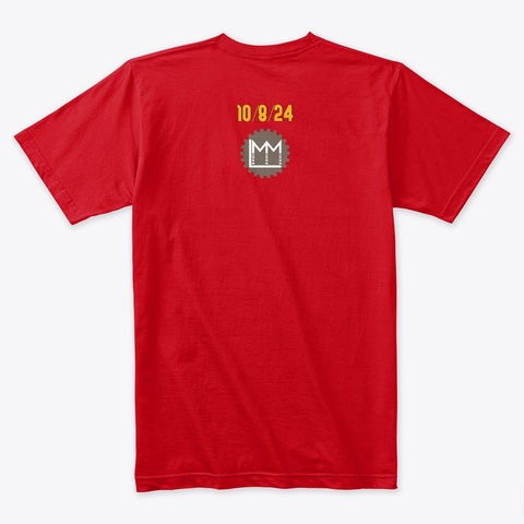 Lm Mfest Shirt Red T-Shirt Back