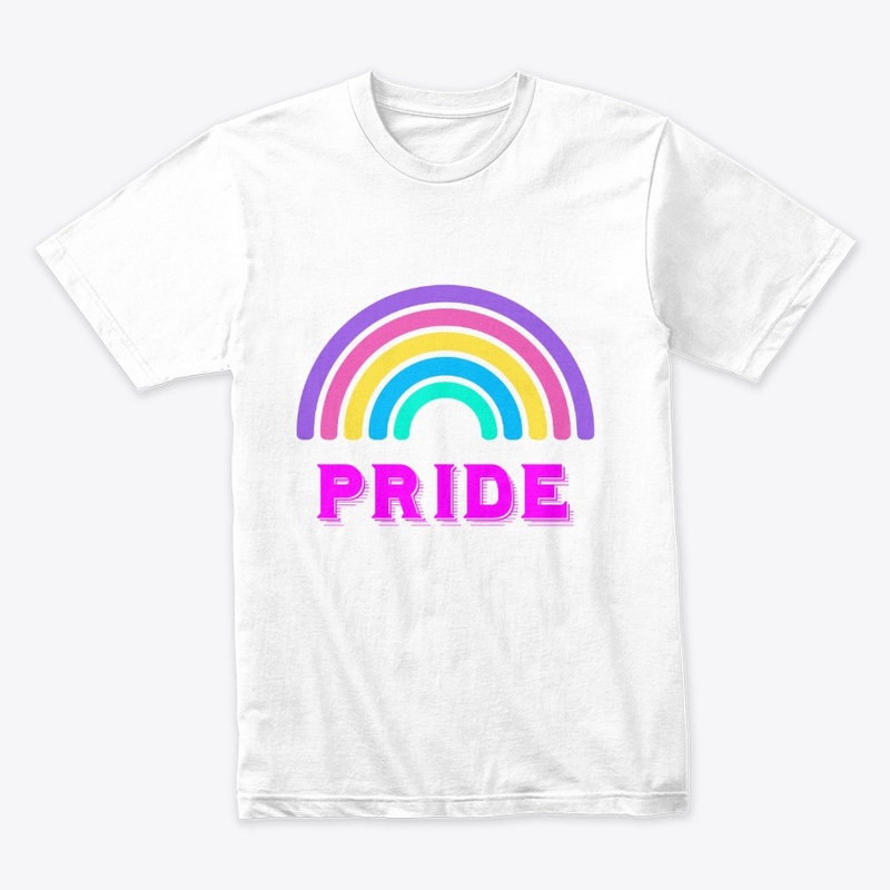 Prideful Rainbow Celebrating Pride Month