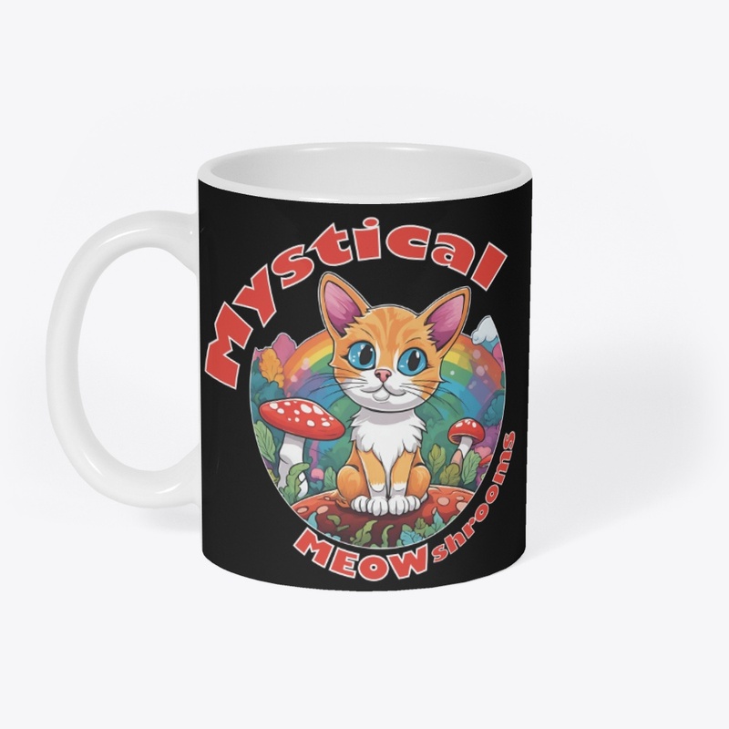 Mystical MEOWshrooms Design