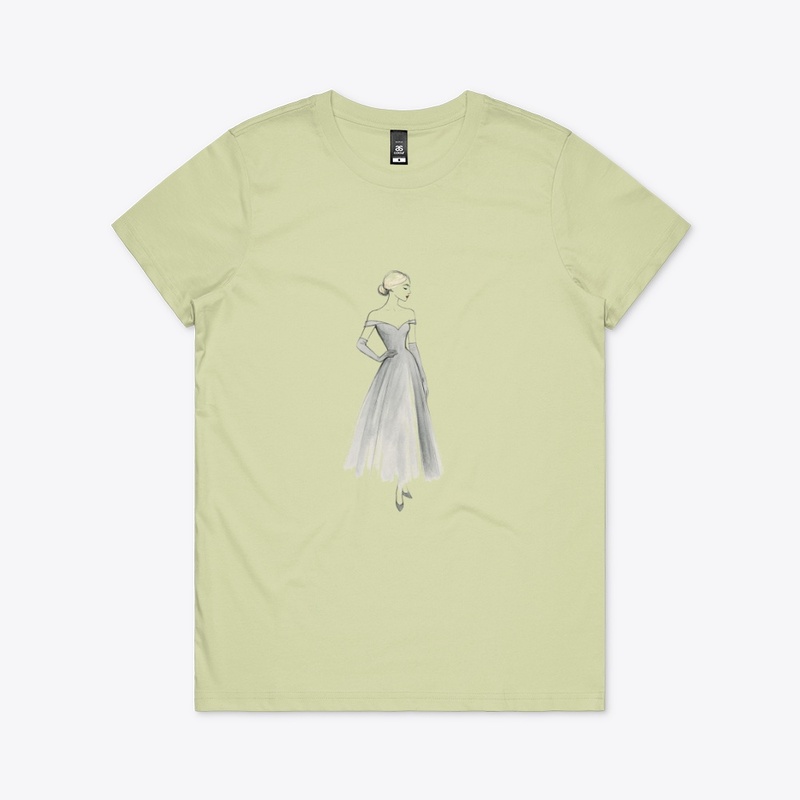 Gray Elegance – Couture Illustration