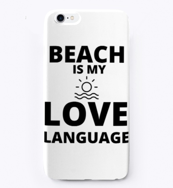 Beach is my love language funny summer q