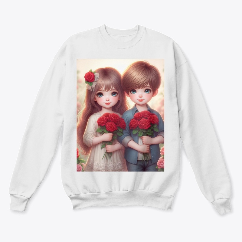 Rose Love Valentine Cute boy&girl009