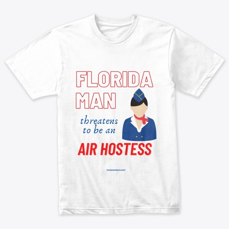 FloridaMan Air Hostess - AI Generated