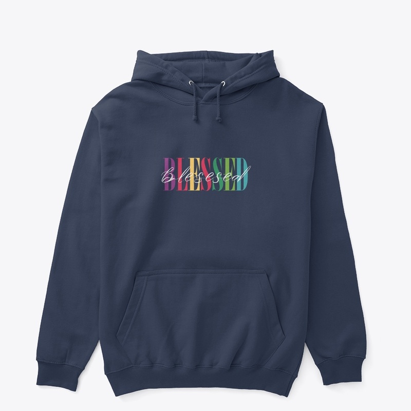 The "Blessed" t-shirt design 
