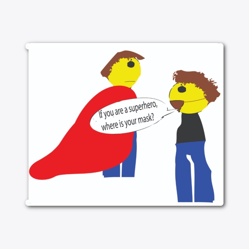 Superheroes and mask