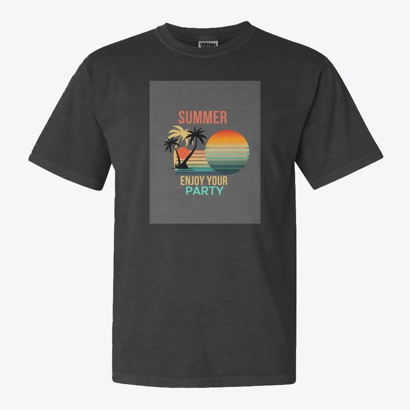 summer enjoy your party tee shirt
