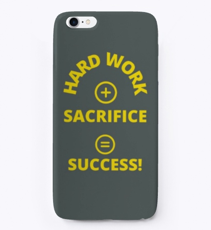 Hard Work + sacrifice =Success(Yellow)