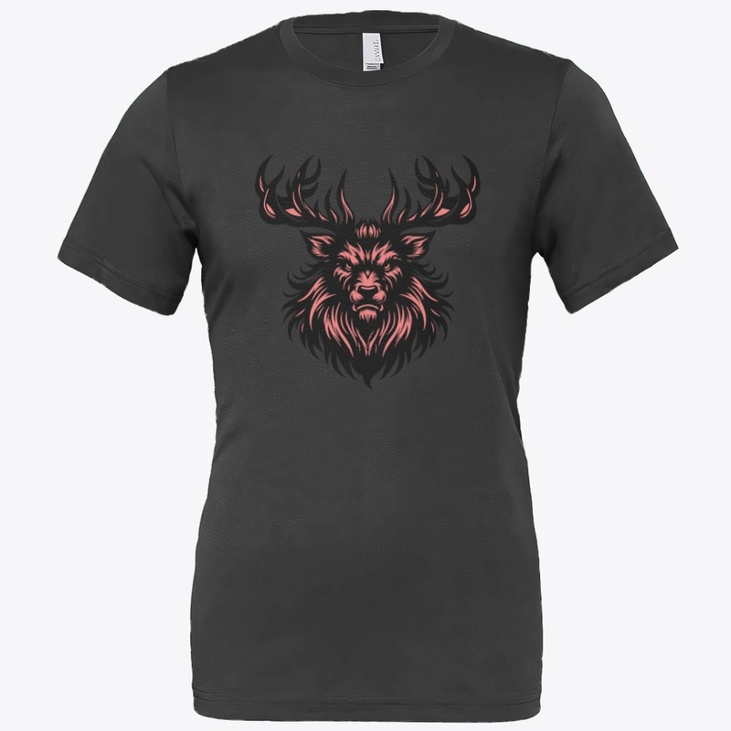 Fierce Angry Deer Illustration