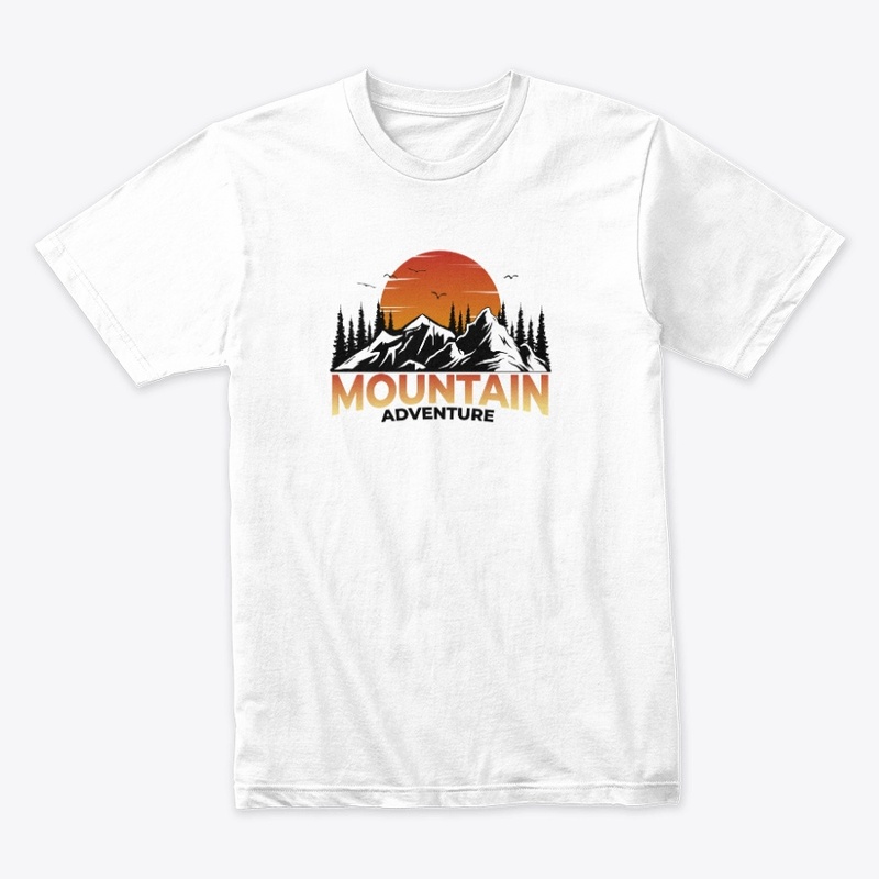 Mountain pine tree adventure sunset 