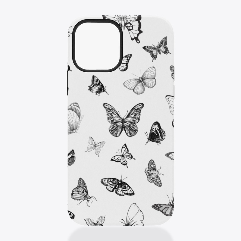 Butterflies Art iPhone Case [Painter]
