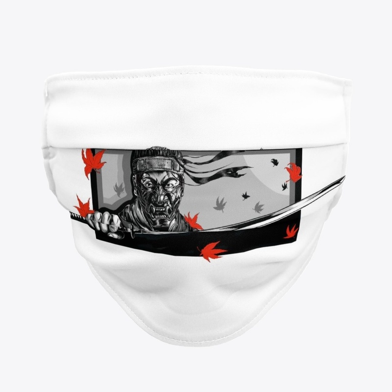 Armored Samurai Mask  and Katana, Honor