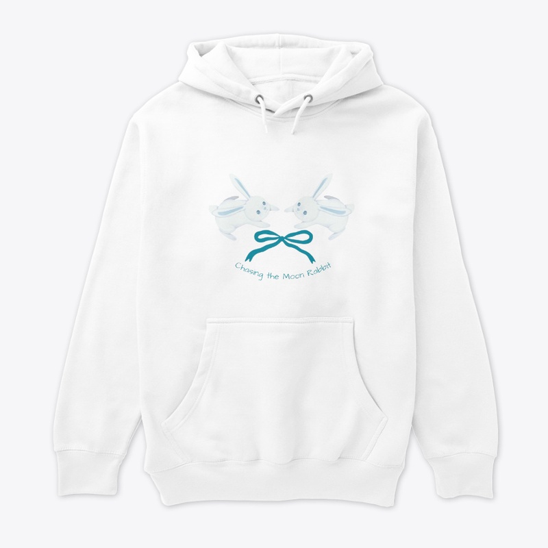 adorable rabbit-and-bow design 