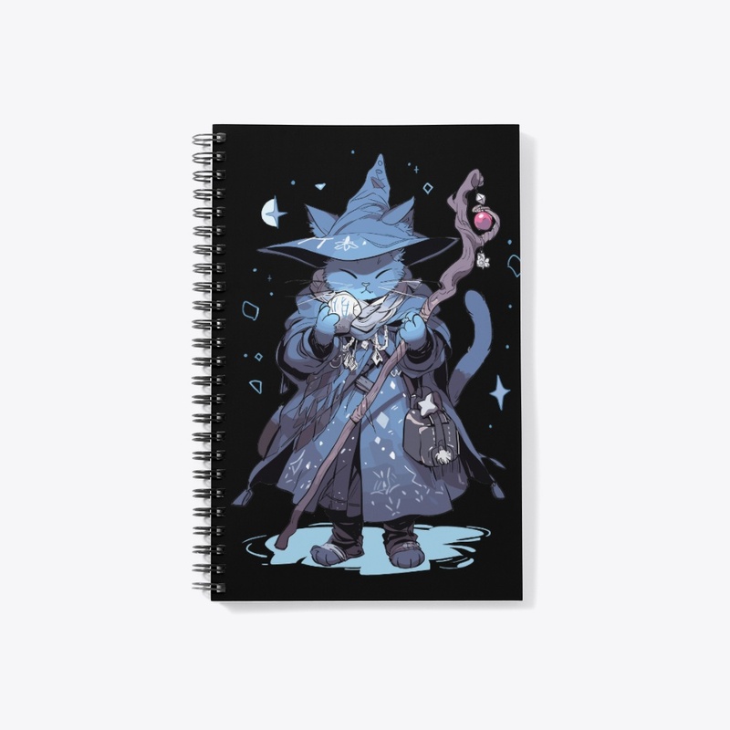 Fantasy Cat Wizard