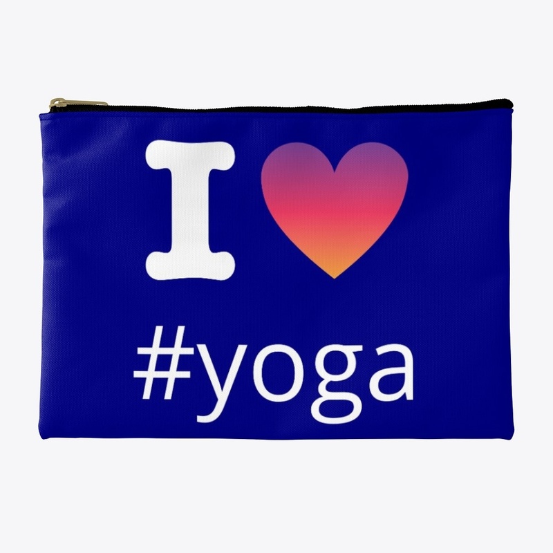 I Love Yoga Design With Insta Hashtag