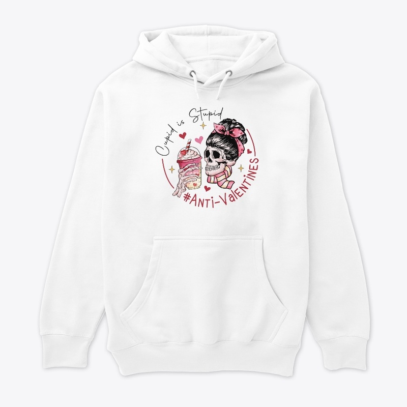  Cupid Is Stupid – Anti-Valentine Skull 