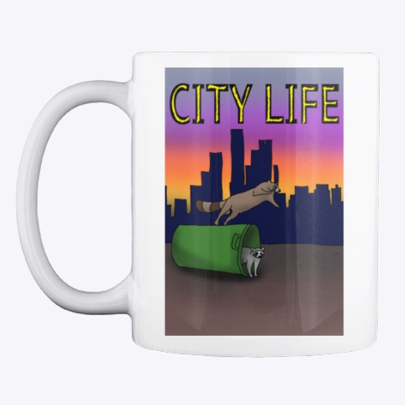 City Life Raccoon Design