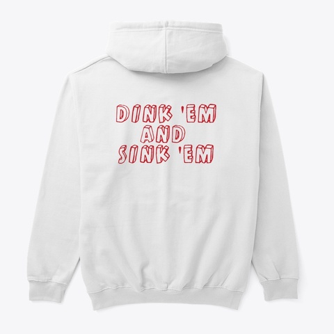  Putter Pals Cool Weather Hoodie White T-Shirt Back