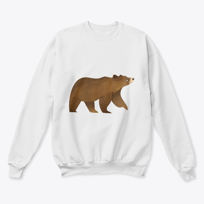 Bear Print T-Shirt & Hoodies