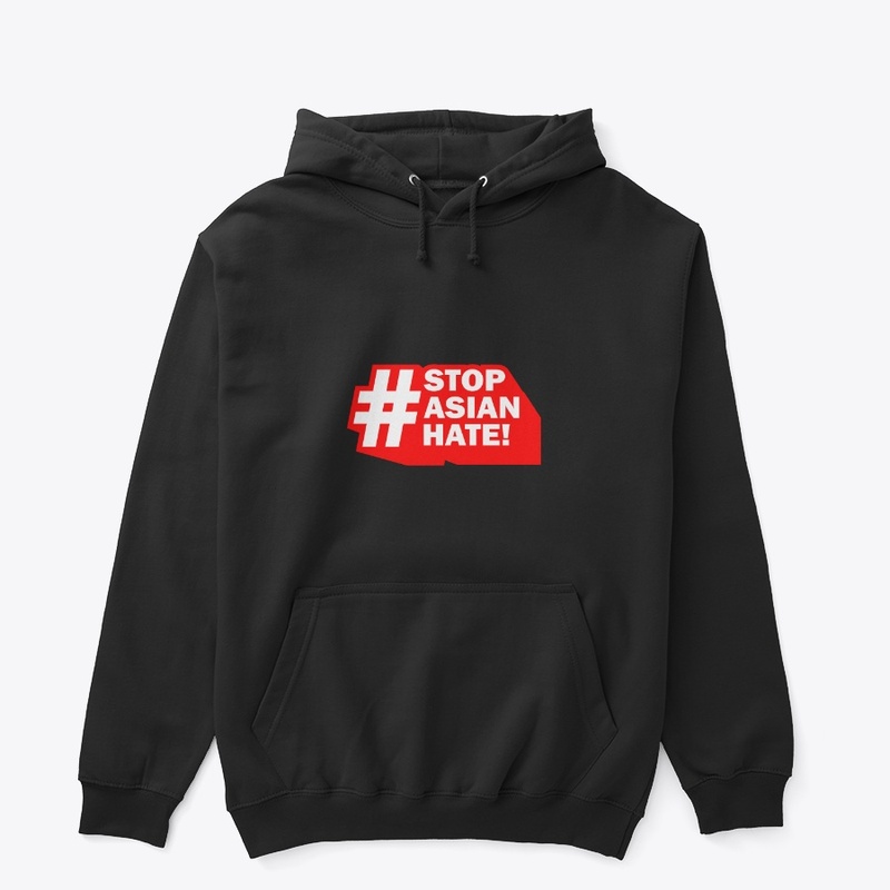 stop asian hate hashtag hoodie