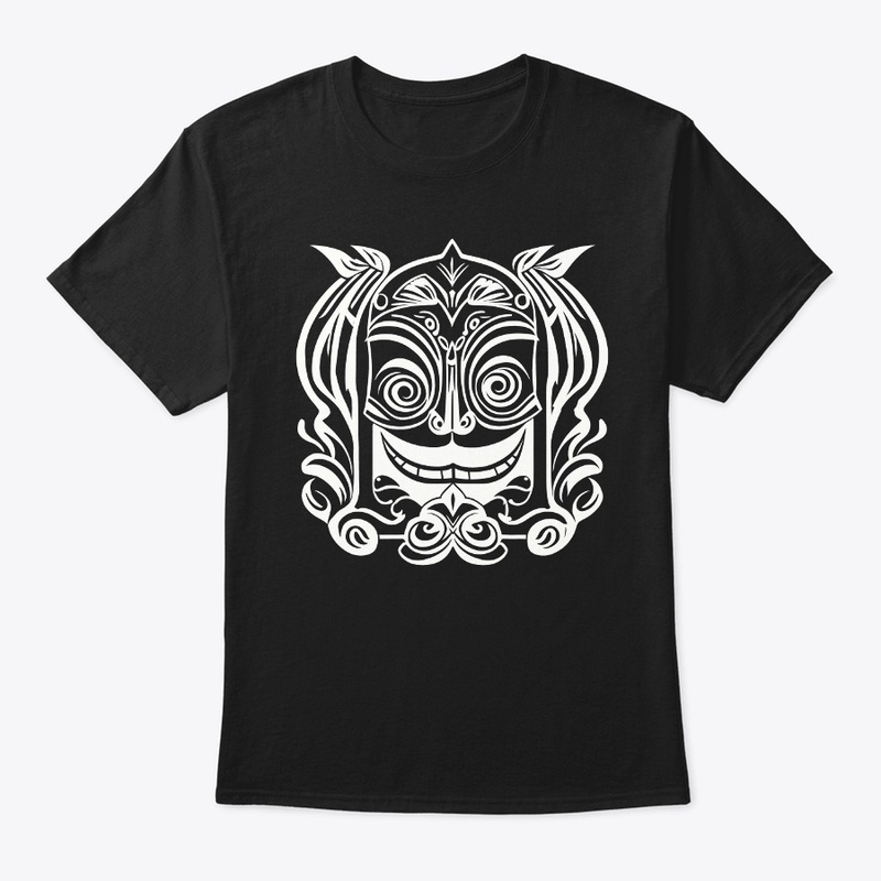 Smiling Face Tribal Design
