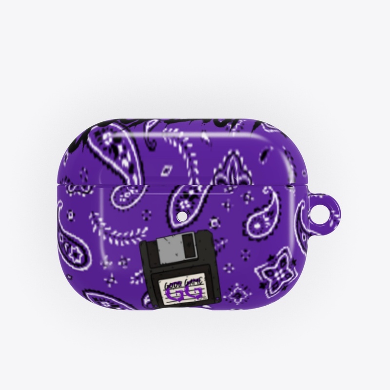 GE-Purple Paisley Desk Mat
