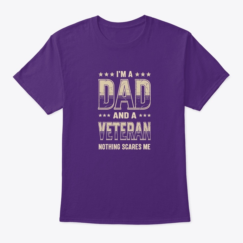 I M a Dad and Veteran Nothing - Classic Crew Neck T-Shirt
