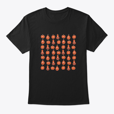 Happy Halloween 2020 Funny Pumpkins Black T-Shirt Front