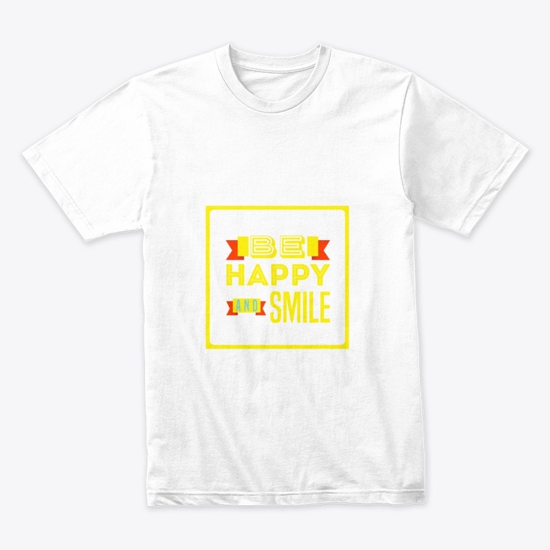 Be happy and smile sticker