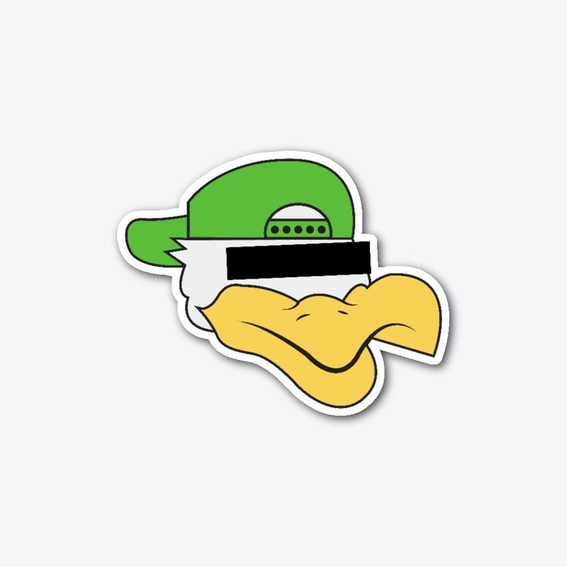 Duckface Logo Sticker